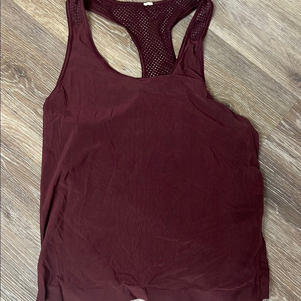 Lululemon Women's Burgundy Tank Top